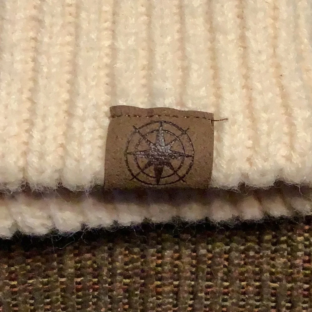 Cream sequined beanie, NWOT
